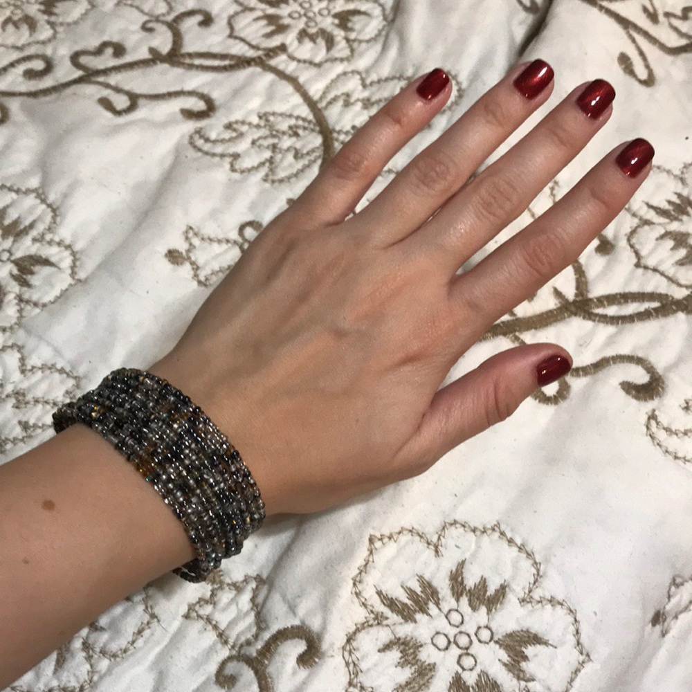 Beaded wrap bracelet